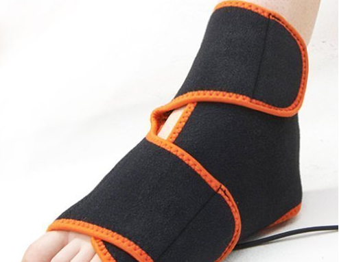 Heating pad for sprained ankle