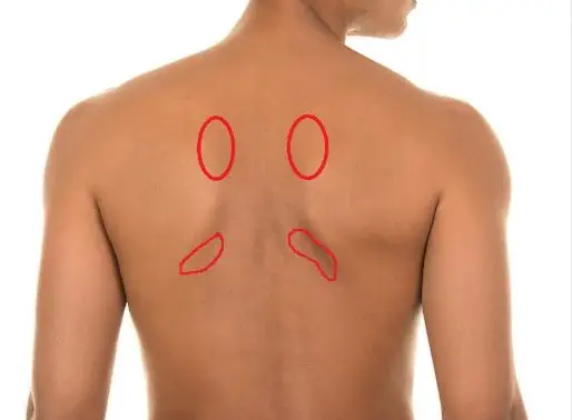 Pain Under Shoulder Blades In The Left And Right Side 